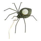 Beautiful Italian Mid Century Modern "Spider" wall lamp made of metal