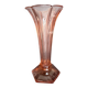 2 Art Deco vases in moulded glass