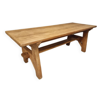 Old rural dining table oak 84 x 214 cm