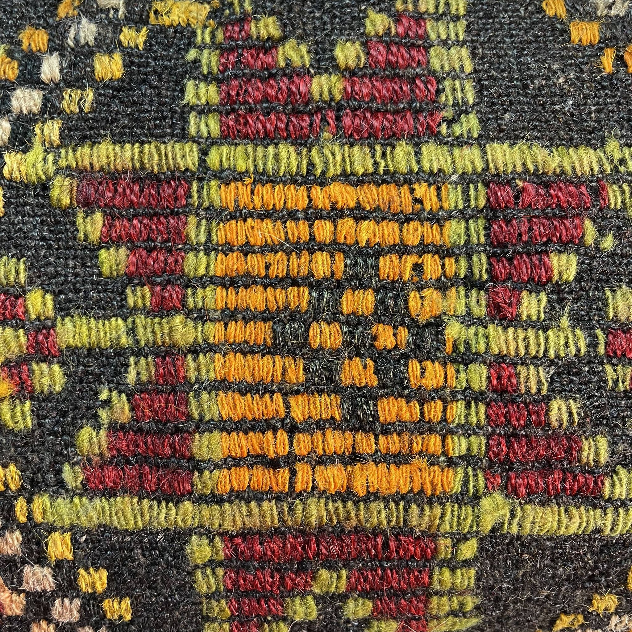Vintage turkish kilim cushion cover , 30 x 60 cm