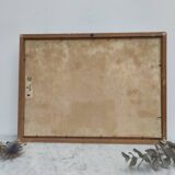 Oil on panel "sailboats"