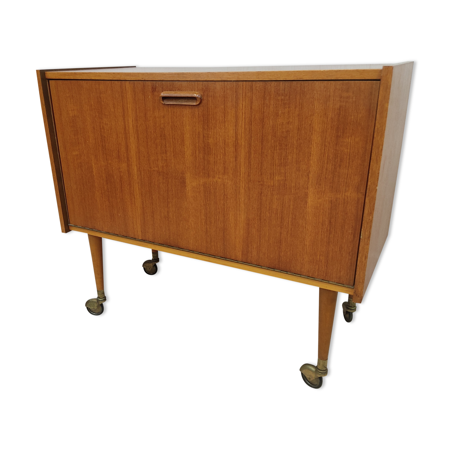 Vintage teak bar Scandinavian style