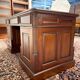 Bureau classique anglais avec cuir vert