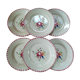 6 flat plates Longchamp model "Padoue"