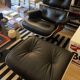 Lounge chair and ottoman by Charles Eames