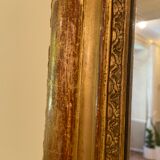 Old mercury mirror with pediment