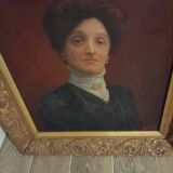 Oil portrait painting on canvas