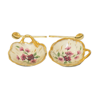 Pepper and salt set in vintage Royal porcelain