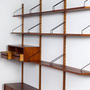 Royal System by Poul Cadovius for Cado, 1960s – Wall System Teak, 15-Piece