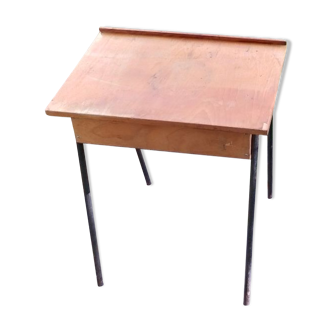 Tilting school desk