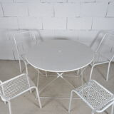 Garden set - 4 René Malaval chairs and table