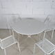 Garden set - 4 René Malaval chairs and table