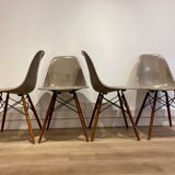 4 Eames DSW Fiberglass Chairs for Herman Miller