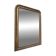 Louis Philippe mirror gilded with gold leaf, mercury mirror from the 19th century.
