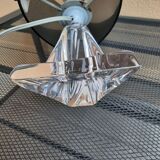Design lamp, vintage, daum crystal and plexiglass, works - excellent condition-