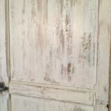 White patinated wardrobe