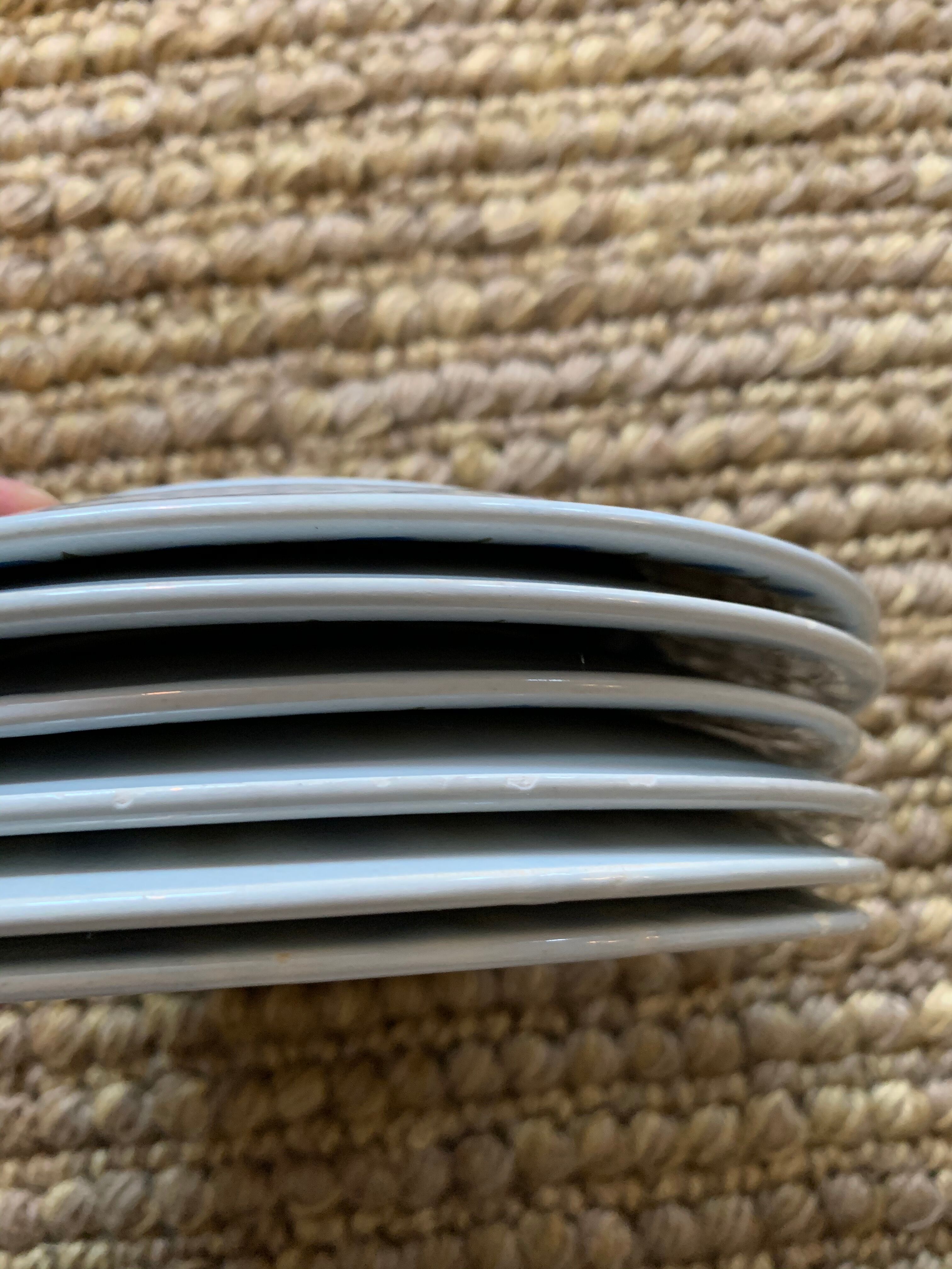 6 vintage Ceramic Roger Capron plates