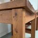 Dining table and 4 chairs, mountain furniture from the 1960s.