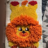Wool rug for child / lion