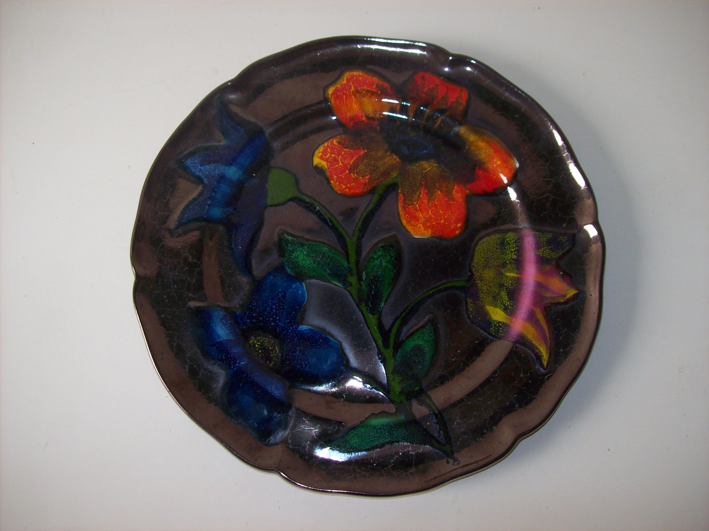 Vintage ceramic plate of ricard workshops