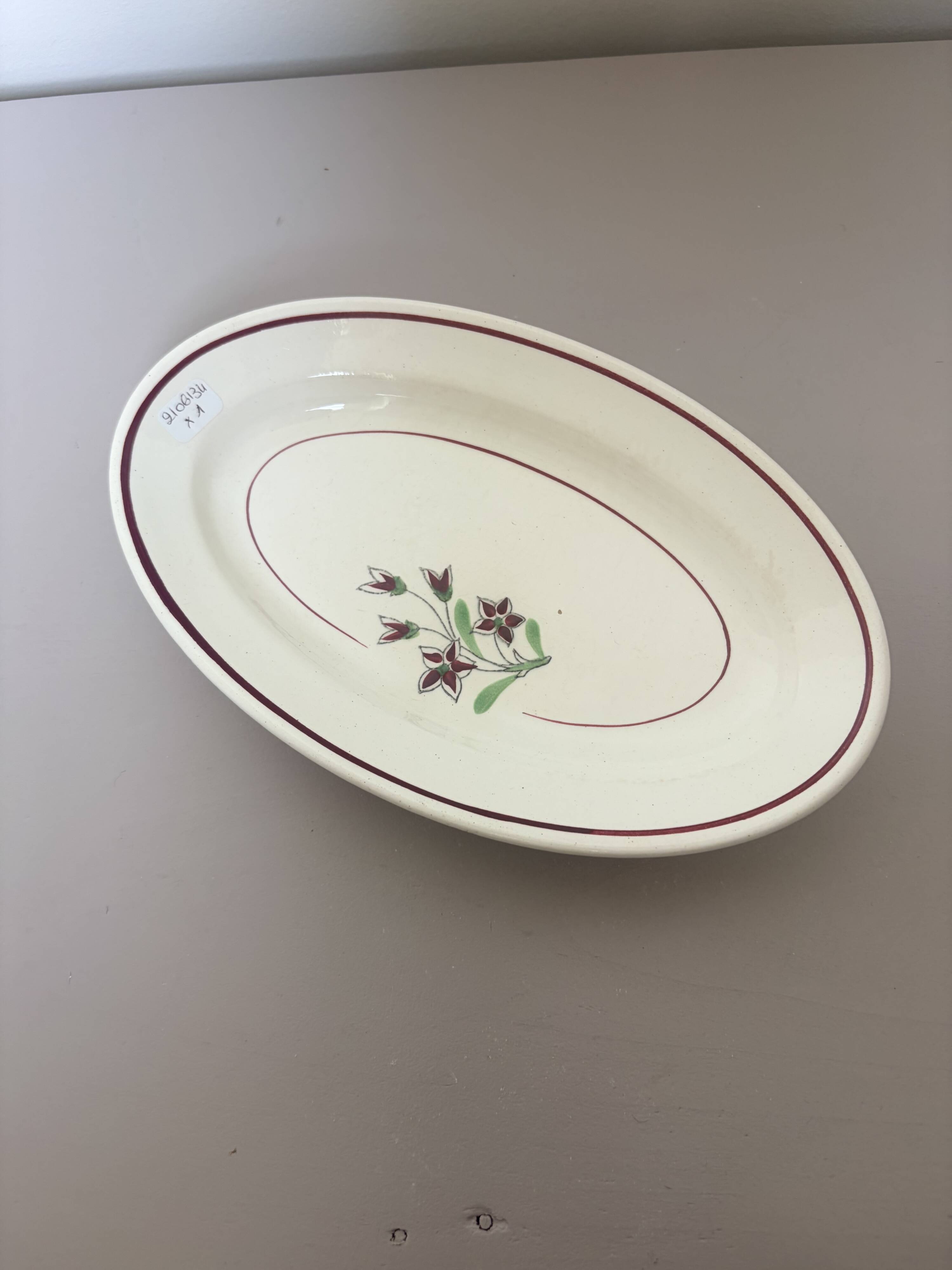 Vintage Ravier in porcelain from Salins 2106134