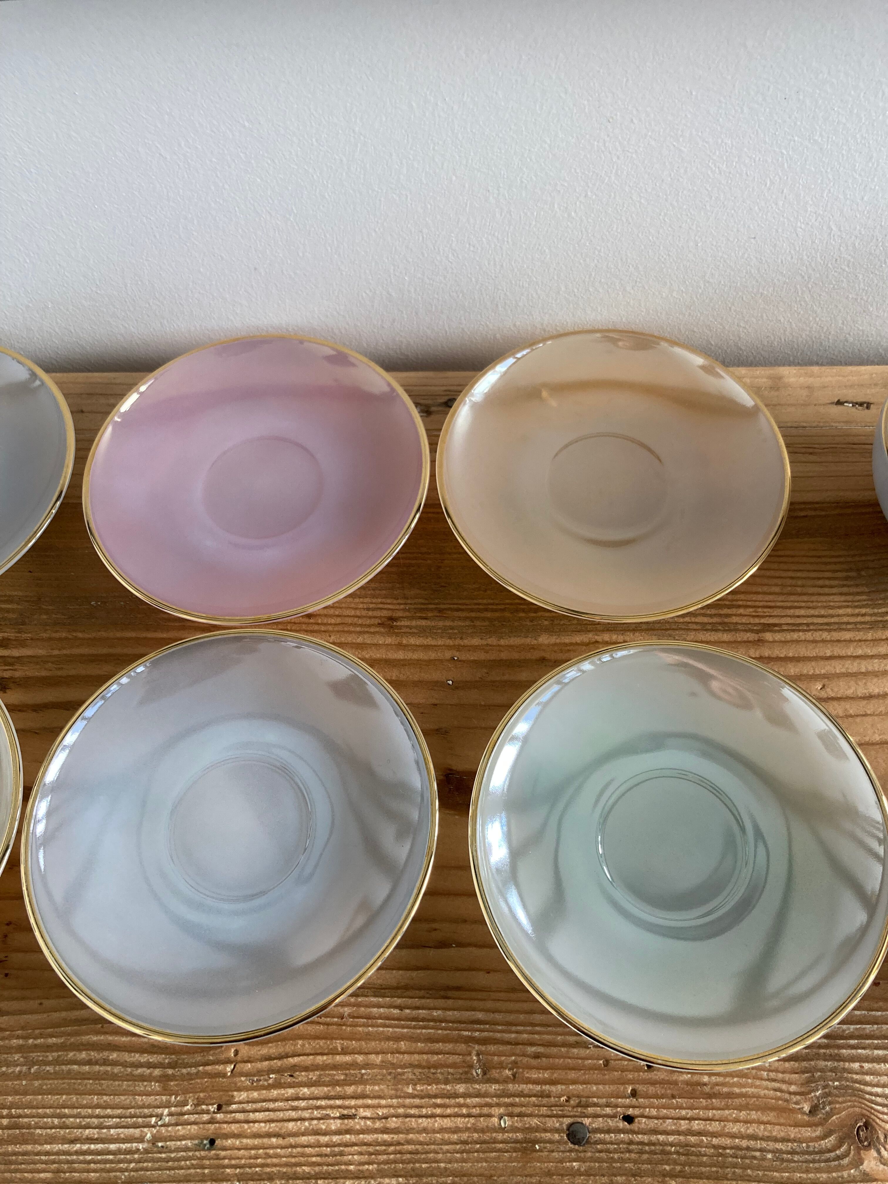 Coffee set 6 cups Harlequin Arcopal