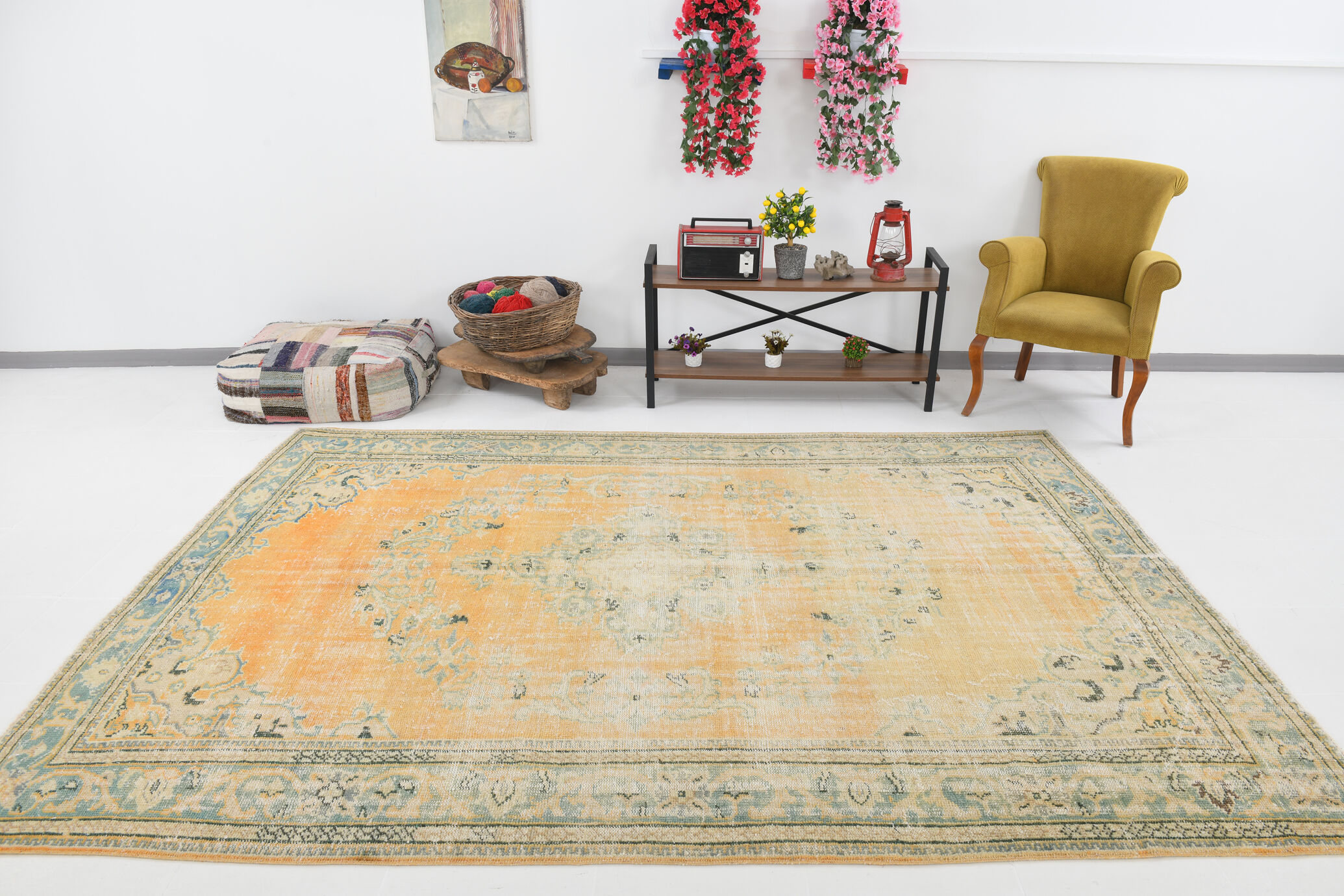Oversize handmade rug 303x217cm