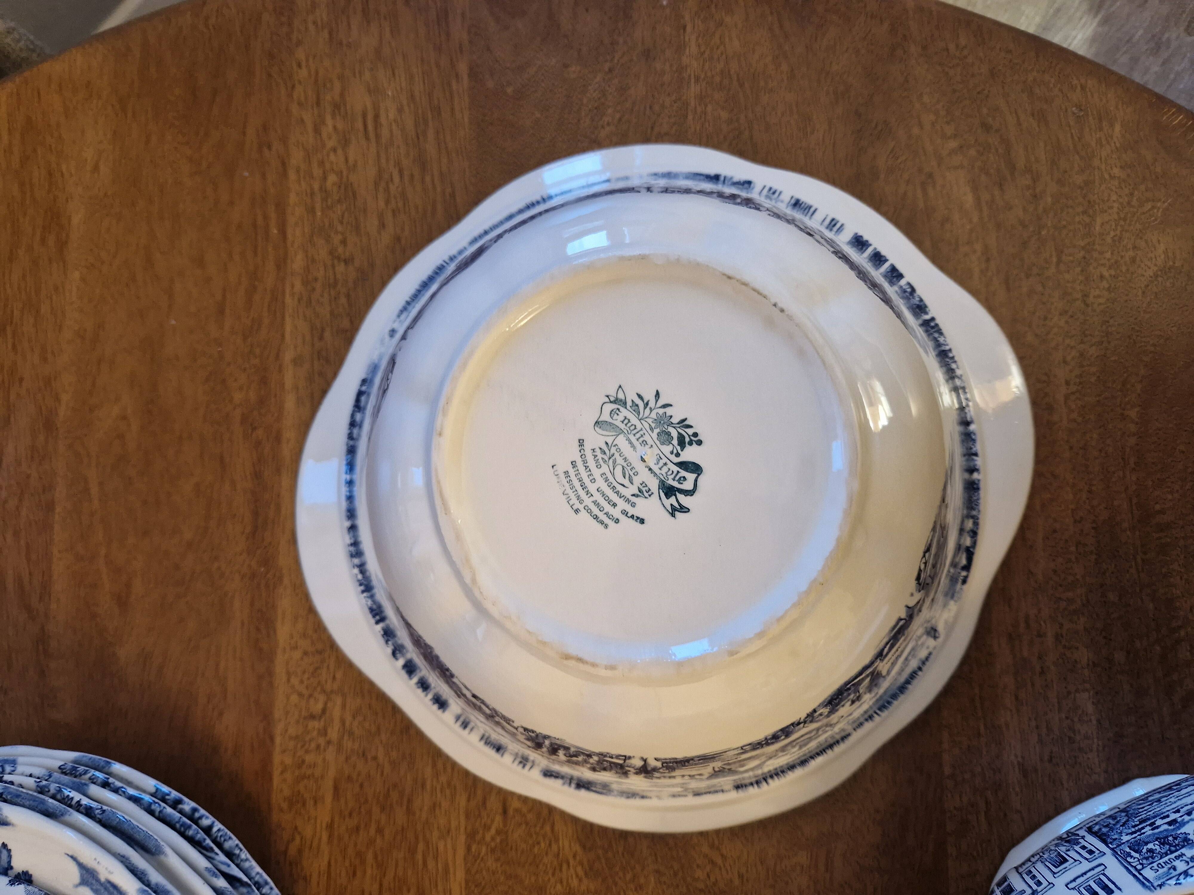 Vintage tableware "English style" Lunéville – Hunters & Pub Hare & Ho