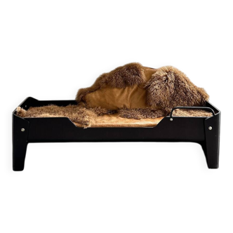 Bed/daybed by Jules Wabbes with Carine Boxy upholstery