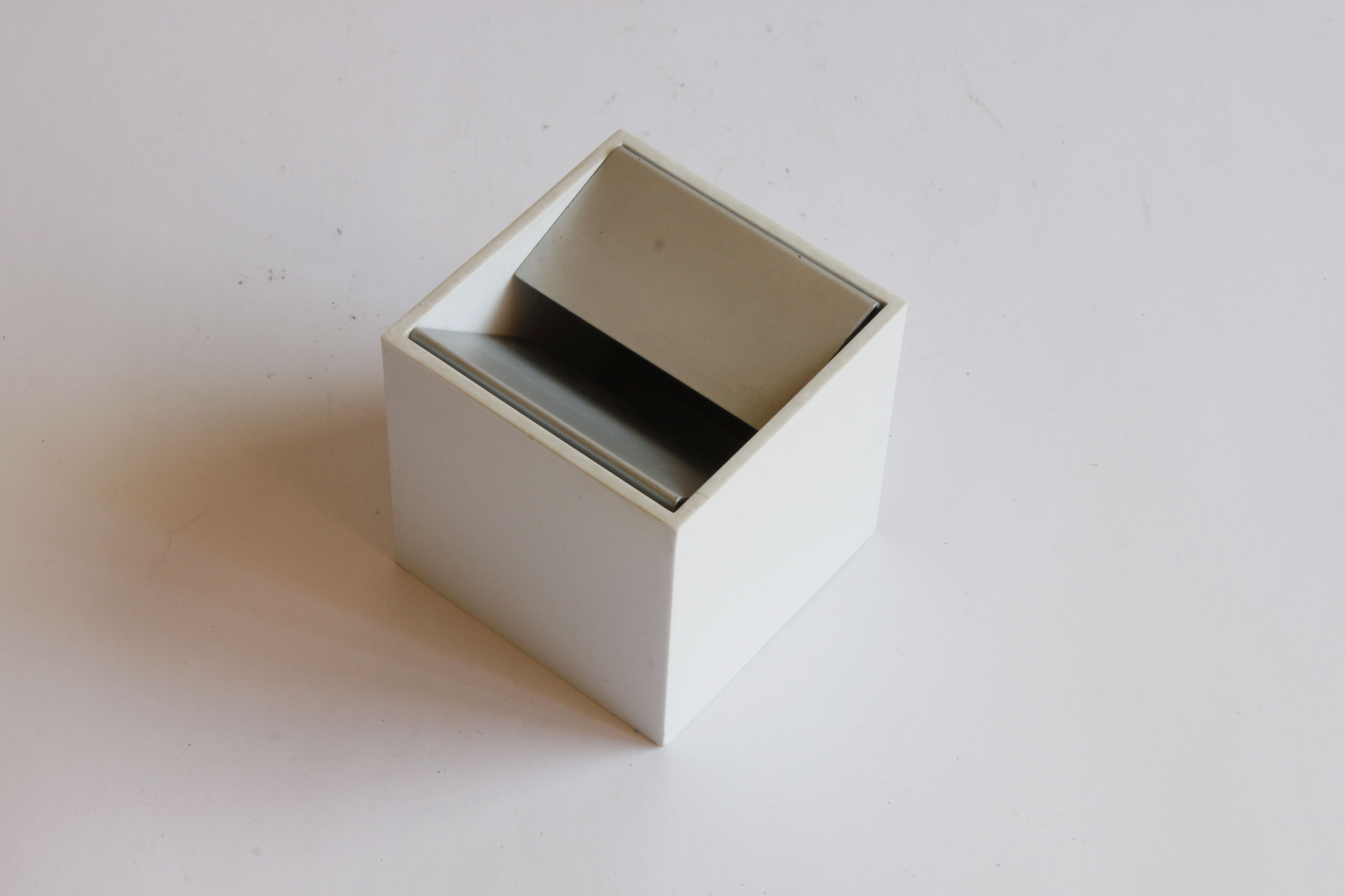 Bruno Munari Cubo L ashtray for Danese, 1957