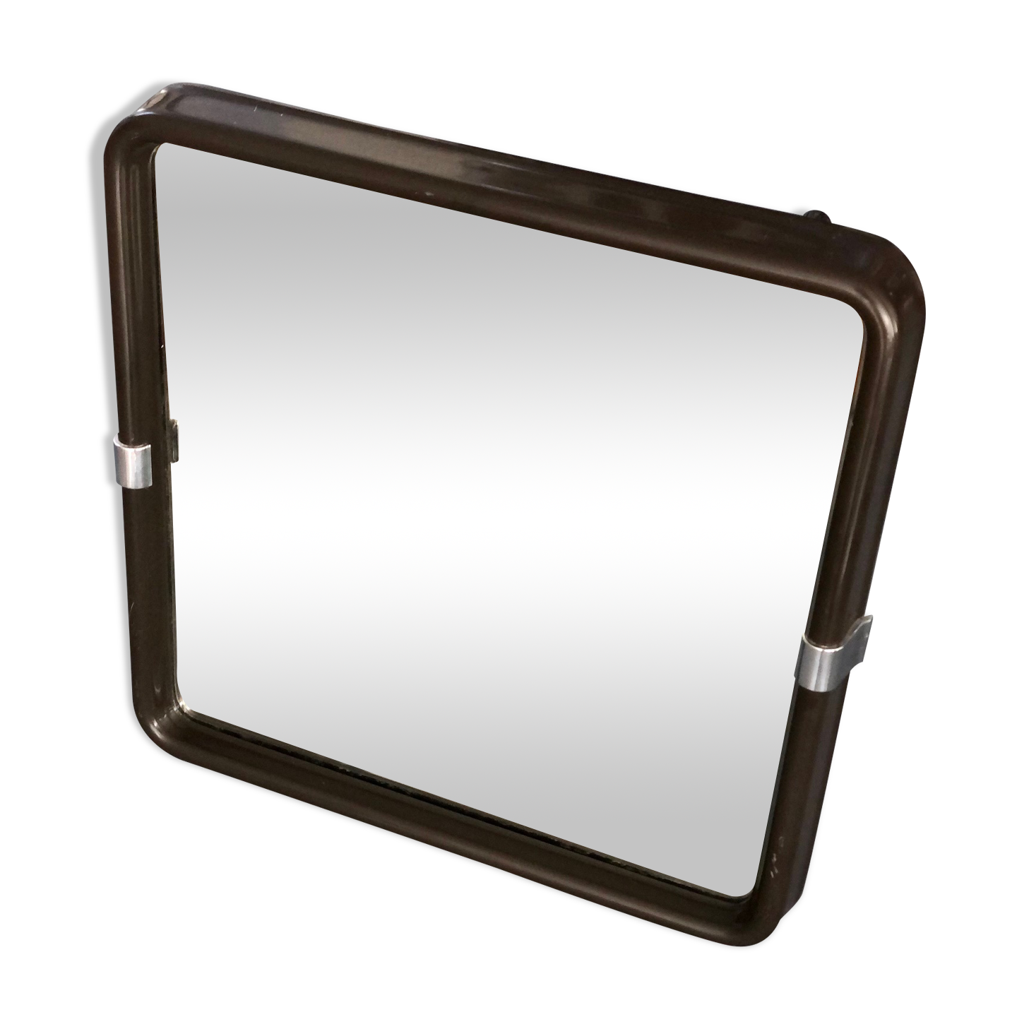 Seventies molded plastic mirror
