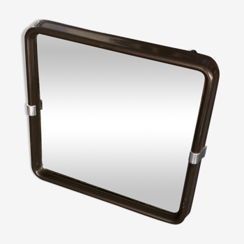 Seventies molded plastic mirror