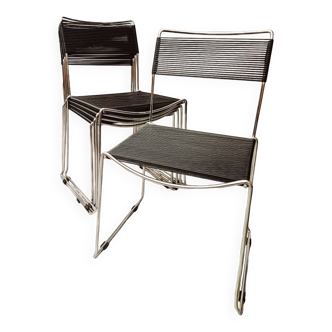 Set de 5 chaises spaghetti par giandomenico belotti pour alias vintage 1980