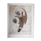 Lithograph by Josef BANC, composition 1957