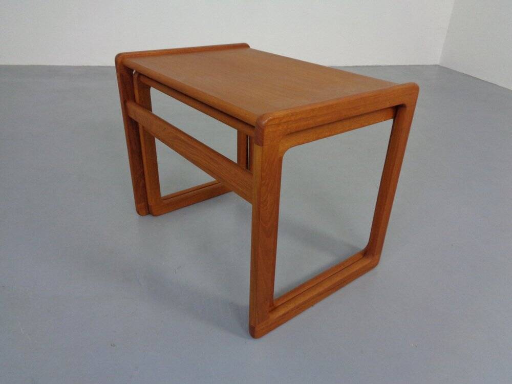 Danish Teak Nesting Tables from Korup Stolefabrik, 1960s, Set of 2