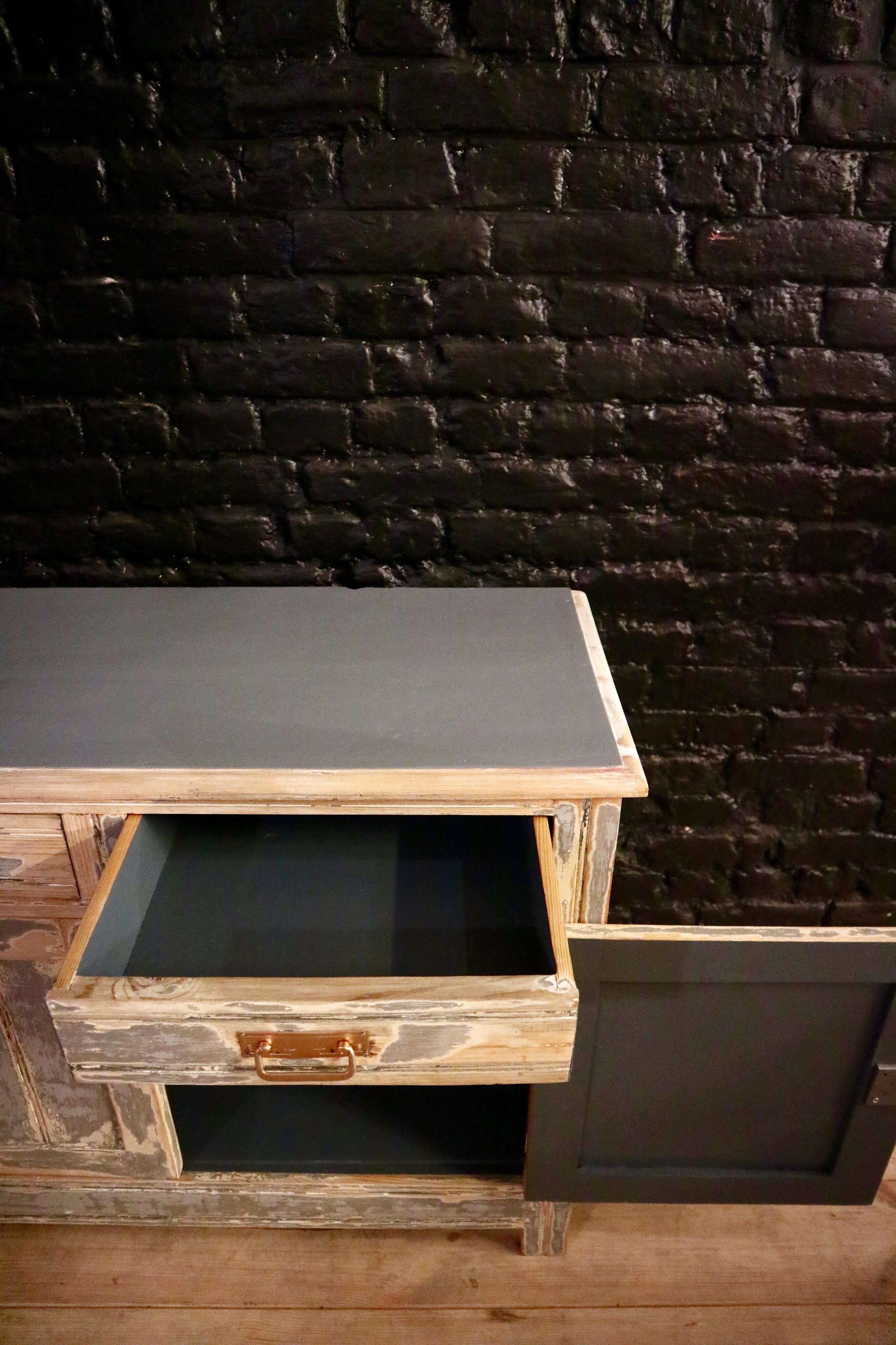 Restored patinated parisian buffet