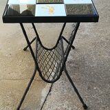 A side table at tiles in iron forge