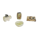 Smoking accessories in marble and onyx, 1970s, lot of 4