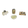 Smoking accessories in marble and onyx, 1970s, lot of 4