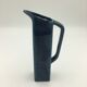 Square blue ceramic jug
