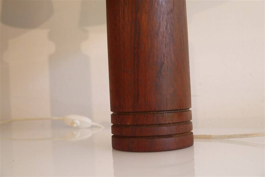 Pair of Danish teak lamps 1960