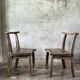 Large old teak chair or armchair H84 L60