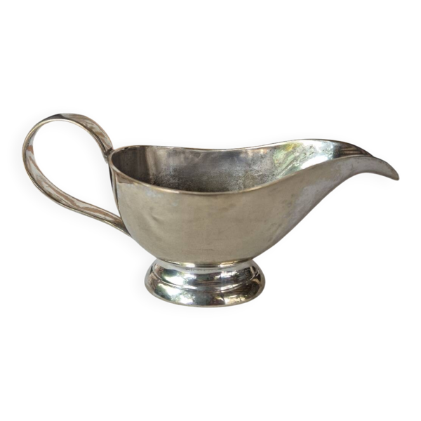 Saucière métal argenté