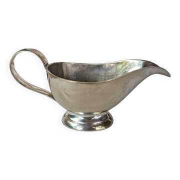Saucière métal argenté