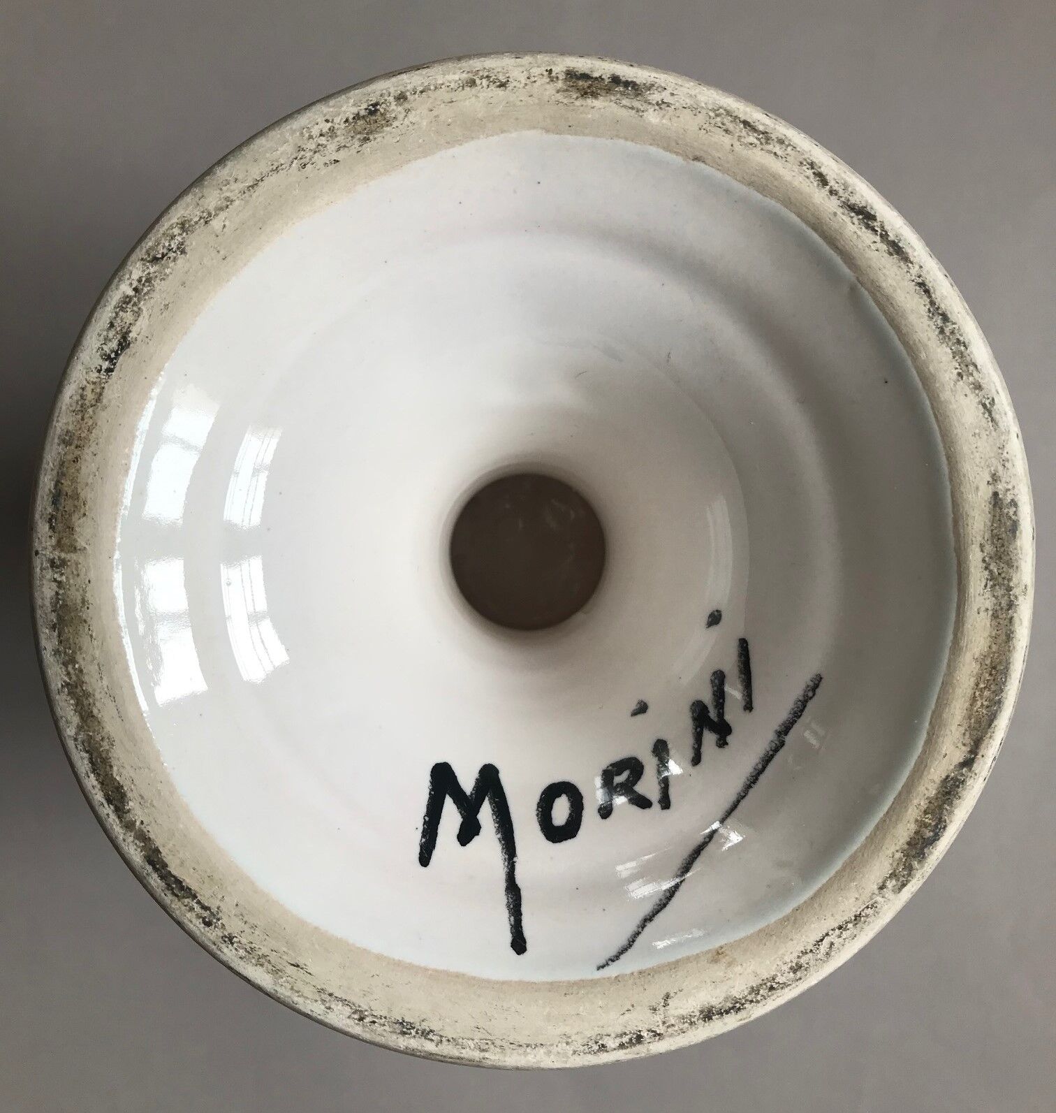 Morini faience vase
