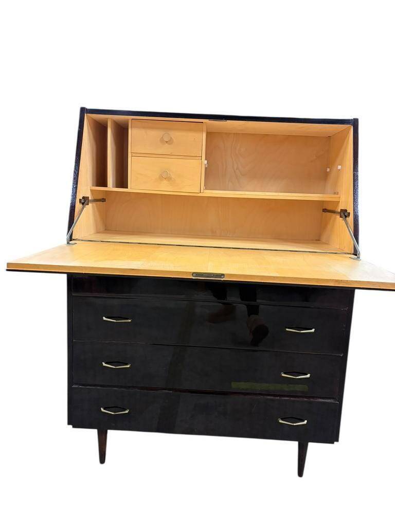 Vintage wooden wardrobe / secretary / chest of drawers