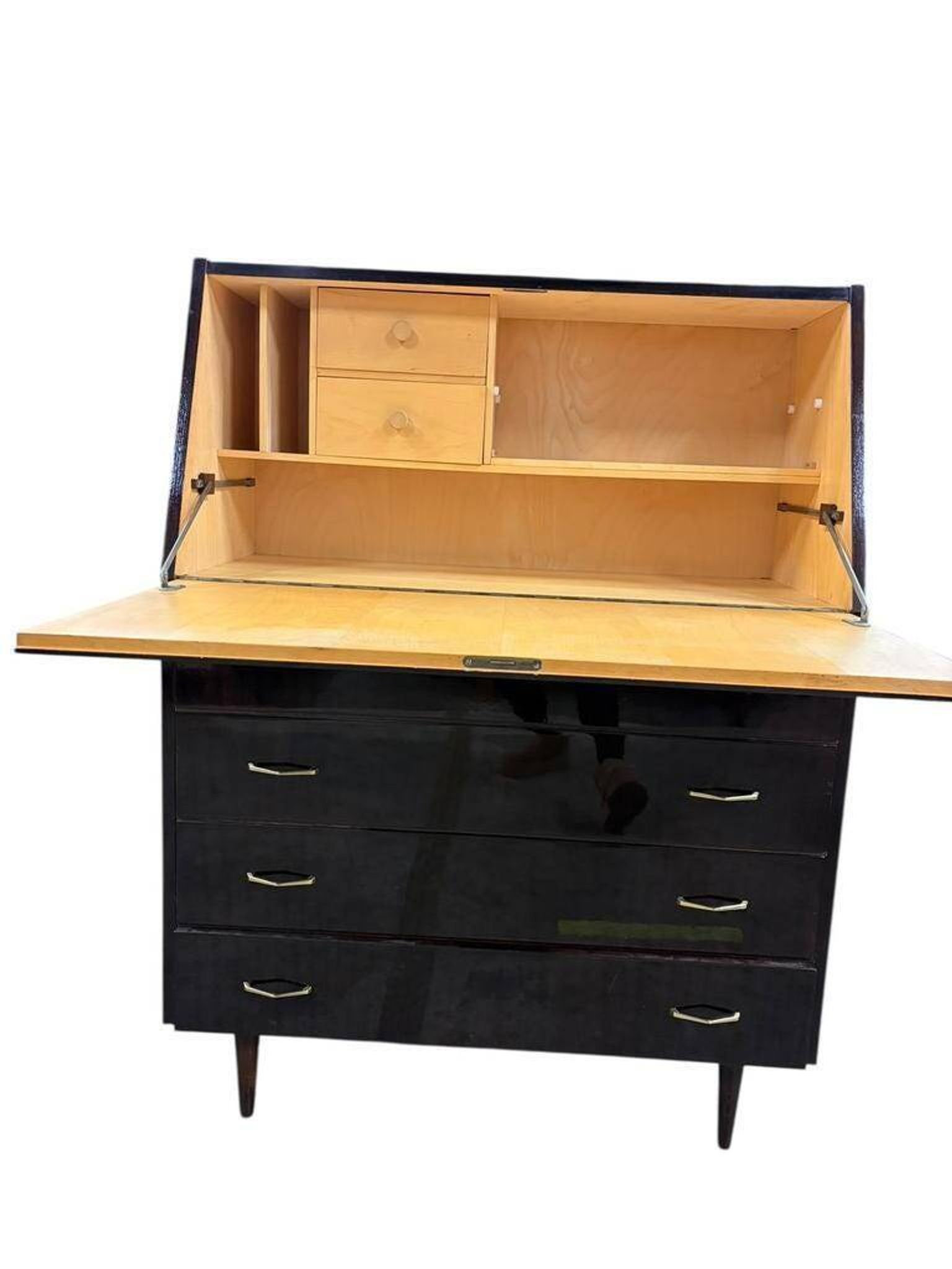 Armoire en bois vintage / secrétaire / commode