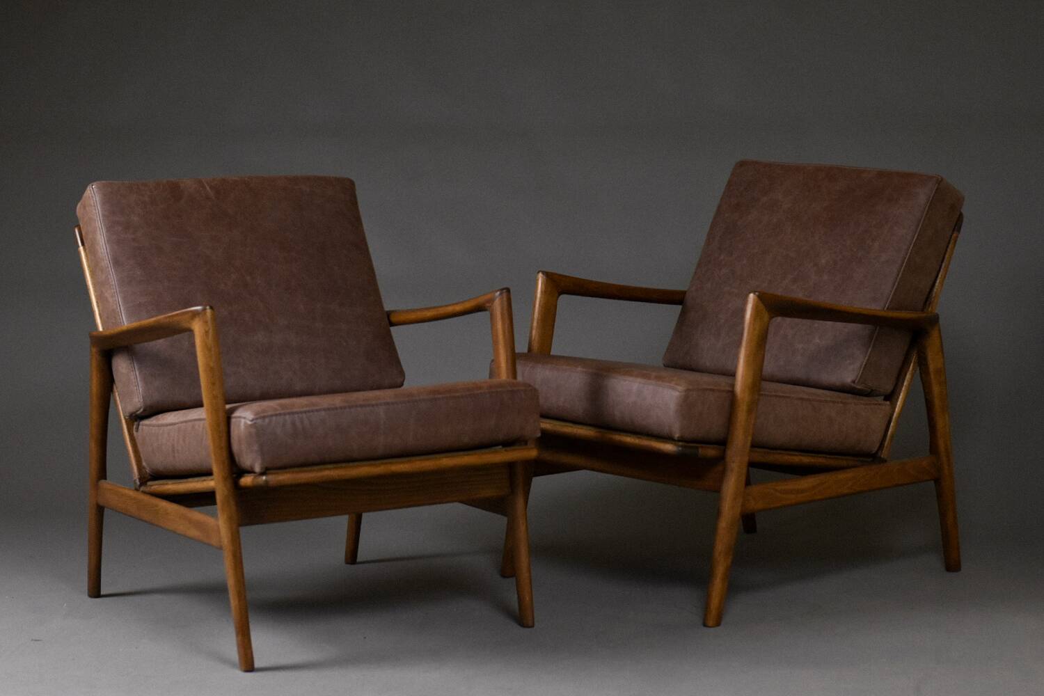 Stefan Armchairs from Swarzędzkie Fabryki Mebli, Poland, 1960s, Set of
