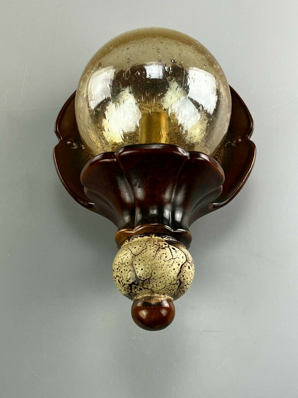 Mid-century ceramic wall light from the 70s