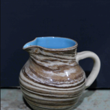Lot of 4 ceramics assorted pitchers and vase